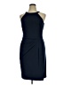Vince Camuto Solid Blue Cocktail Dress Size 14 - photo 1