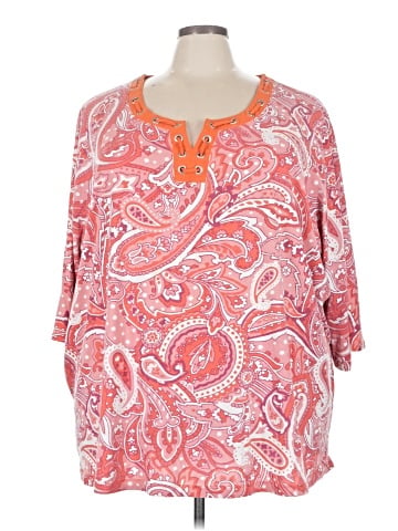 Woman Within 3/4 Sleeve Blouse (view 1)