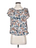 Current/Elliott Blue Short Sleeve Blouse Size 2 - photo 1