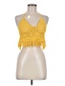 Shein 100% Polyester Yellow Sleeveless Blouse One size - photo 1