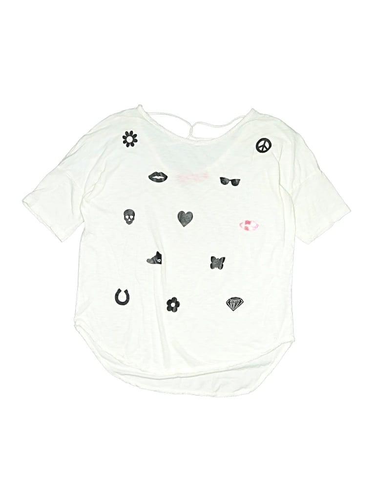 Pre-owned Assorted Brands Kids' Short Sleeve T-shirt In Ivory
