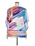 Cj Banks Blue 3/4 Sleeve Blouse Size 2X - photo 2