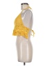 Shein 100% Polyester Yellow Sleeveless Blouse One size - photo 5