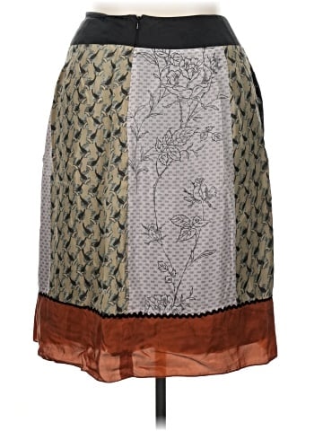 Garnet Hill Silk Skirt (view 2)