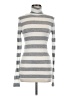 BCBGMAXAZRIA Silver Turtleneck Sweater Size M - photo 1