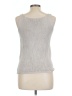 White + Warren 100% Cotton Silver Sweater Vest Size L - photo 2