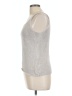 White + Warren 100% Cotton Silver Sweater Vest Size L - photo 5