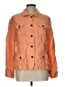 J.Jill 100% Linen Orange Jacket Size L - photo 1