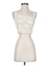 Midnight Sky Ivory Sleeveless Top Size S - photo 1