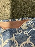 SJS Blue 3/4 Sleeve Blouse Size L - photo 7