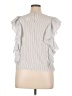 Ella Moss Stripes Multi Color Silver Sleeveless Blouse Size XL - photo 2