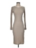 Forever 21 Solid Gray Casual Dress Size S - photo 1