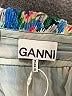 Ganni 100% Polyester Teal 3/4 Sleeve Blouse Size EU 42 / US 12 - photo 4
