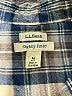 L.L.Bean Plaid Gray Long Sleeve Button-Down Shirt Size M - photo 7