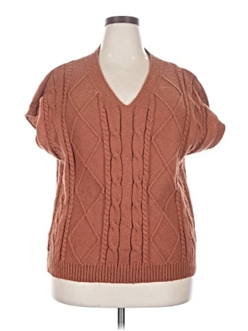 Shein Curve Sweater Vest (view 1)