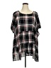 Torrid 100% Rayon Black Short Sleeve Blouse Size 5X Plus (5) - photo 1