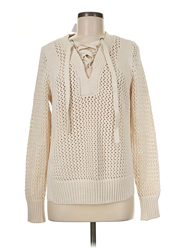 Pre-owned Derek Lam 10 Crosby Pullover Sweater In Ivory