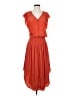 Ramy Brook 100% Polyester Orange Casual Dress Size S - photo 1