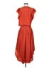 Ramy Brook 100% Polyester Orange Casual Dress Size S - photo 2