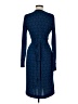 Ann Taylor Polka Dots Blue Cocktail Dress Size 6 - photo 2