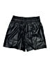 Tyler Boe 100% Viscose Metallic Black Athletic Shorts Size 2 - photo 2