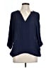 Joie 100% Silk Blue Blouse Size L - photo 1