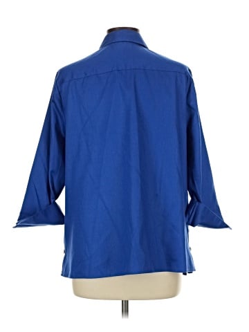 Foxcroft 3/4 Sleeve Button-Down Shirt (view 2)