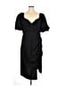 PrettyLittleThing 100% Polyester Black Cocktail Dress Size 16 - photo 1