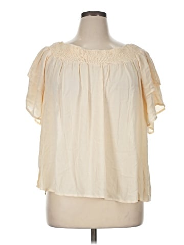Forever 21 Plus Short Sleeve Blouse (view 1)
