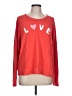 Sundry Hearts Red Sweatshirt Size Lg (3) - photo 1