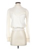 Iz Byer Ivory Long Sleeve Blouse Size S - photo 1