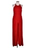 Banana Republic 100% Polyester Solid Red Jumpsuit Size 10 - photo 1