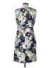 Lands' End Print Silver Cocktail Dress Size 12 - photo 2