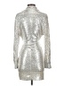 Zara Metallic Silver Cocktail Dress Size XS - photo 2