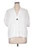 J.Jill White Short Sleeve Blouse Size XL - photo 1