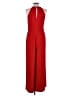 Banana Republic 100% Polyester Solid Red Jumpsuit Size 10 - photo 2