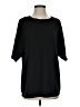 Simplee Black 3/4 Sleeve T-Shirt Size S - photo 1