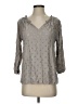 Dylan 100% Rayon Gray 3/4 Sleeve Blouse Size XS - photo 1