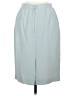 Unbranded 100% Polyester Solid Teal Formal Skirt Size 8 - photo 2