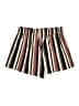 Shein Stripes Ivory Shorts Size 4X - photo 2