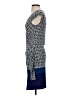 Max Studio Print Blue Casual Dress Size S - photo 5
