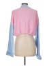 More To Come Color Block Pink Pullover Sweater Size M - photo 2