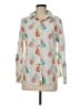 Chico's 100% Cotton Hearts Ivory Long Sleeve Blouse Size Med (1) - photo 1