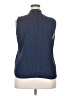 J.Crew Factory Store 100% Polyester Polka Dots Blue Sleeveless Blouse Size XXL - photo 2