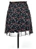 CAbi 100% Polyester Paisley Black Casual Skirt Size M - photo 2