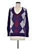 Old Navy Argyle Purple Pullover Sweater Size M - photo 1