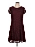 AB Studio 100% Polyester Burgundy Cocktail Dress Size L - photo 1