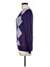 Old Navy Argyle Purple Pullover Sweater Size M - photo 5