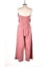 Gilli Solid Pink Jumpsuit Size L - photo 2