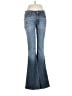 7 For All Mankind Hearts Blue Jeans Size 27 waist - photo 1